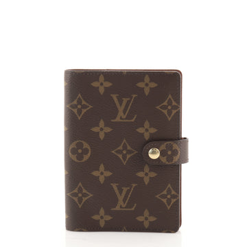 Louis Vuitton Ring Agenda Cover Monogram Canvas PM
