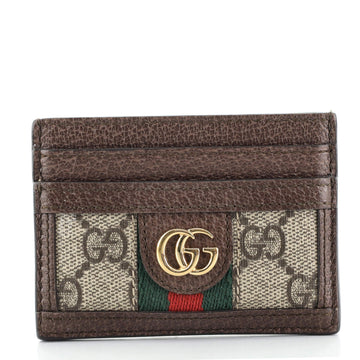 Gucci Ophidia Card Holder GG Coated Canvas
