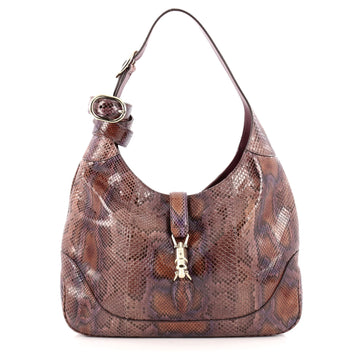 Gucci Jackie Shoulder Bag Python Medium
