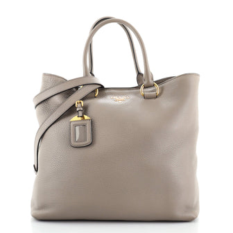 Prada Convertible Tote Vitello Phenix Tall