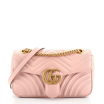 Gucci GG Marmont Flap Bag Matelasse Leather Small