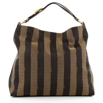 Fendi Pequin Hobo Canvas