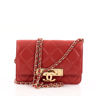 Chanel Golden Class Wallet on Chain Quilted Lambskin