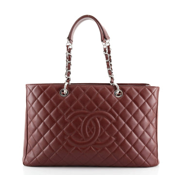 Chanel Grand Shopping Tote Quilted Caviar XL