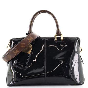 Louis Vuitton Miroir Handbag Vernis with Monogram Canvas