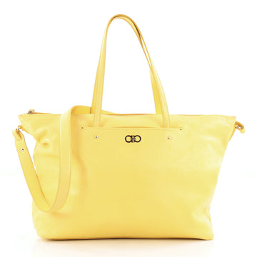 Salvatore Ferragamo Mika Convertible Tote Leather Large