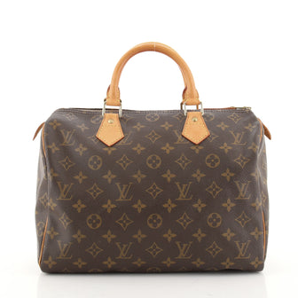 Louis Vuitton Speedy Handbag Monogram Canvas 30