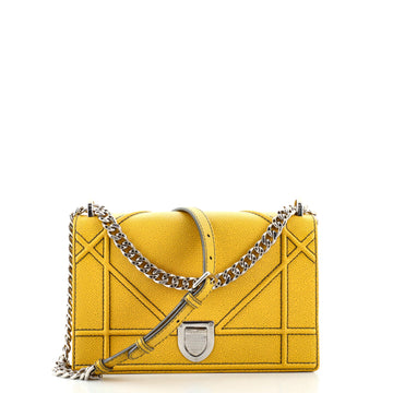 Christian Dior Diorama Flap Bag Grained Calfskin Medium