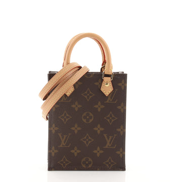 Louis Vuitton Petit Sac Plat Bag Monogram Canvas