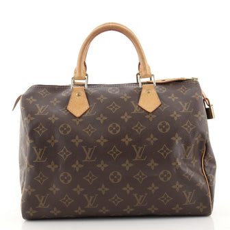 Louis Vuitton Speedy Handbag Monogram Canvas 30