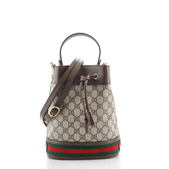 Gucci Ophidia Bucket Bag GG Coated Canvas Small