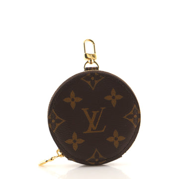 Louis Vuitton Multi Pochette Accessoires Round Coin Purse Monogram Canvas