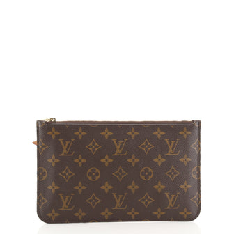 Louis Vuitton Neverfull Pochette Monogram Canvas Large