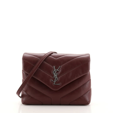 Saint Laurent LouLou Shoulder Bag Matelasse Chevron Leather Toy