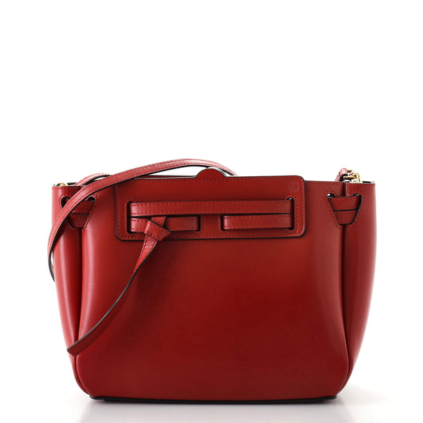 Loewe Lazo Bag Leather Mini Red 992241