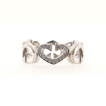 Cartier C Heart of Cartier Ring 18K White Gold with Diamonds 18K White Gold with Diamonds