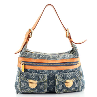Louis Vuitton Baggy Handbag Denim PM