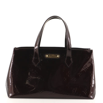 Louis Vuitton Wilshire Handbag Monogram Vernis PM