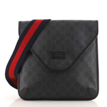 Gucci Envelope Web Messenger GG Coated Canvas Medium