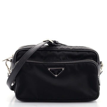 Prada Front Pocket Crossbody Bag Tessuto Small