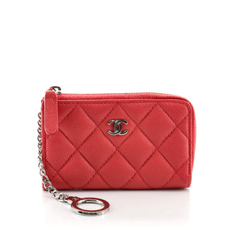 Chanel Key Pouch Quilted Caviar