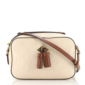 Louis Vuitton Saintonge Handbag Monogram Empreinte Leather