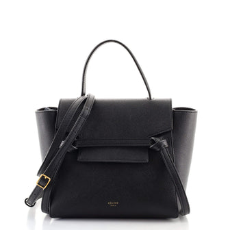 Celine Belt Bag Textured Leather Nano