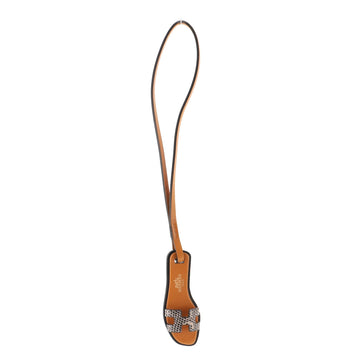 Hermes Oran Nano Bag Charm Lizard