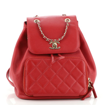 Chanel Business Affinity Backpack Caviar Small