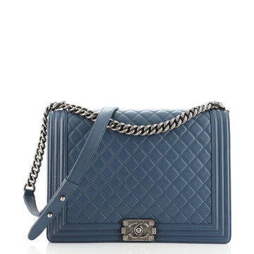 Chanel Boy Flap Bag Quilted Lambskin Large
