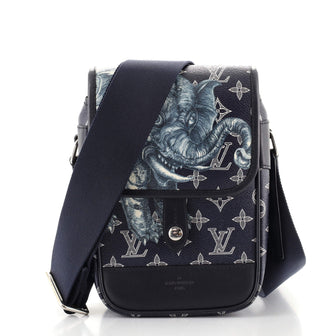 Louis Vuitton Messenger Bag Limited Edition Chapman Savane Monogram Canvas BB