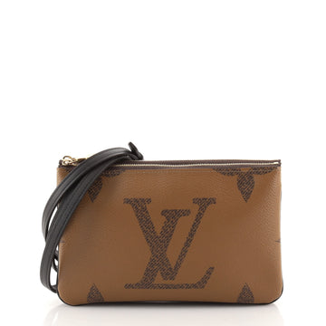 Louis Vuitton Double Zip Pochette Reverse Monogram Giant
