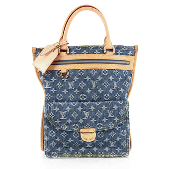 Louis Vuitton Sac Plat Denim
