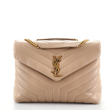 Saint Laurent LouLou Shoulder Bag Matelasse Chevron Leather Medium