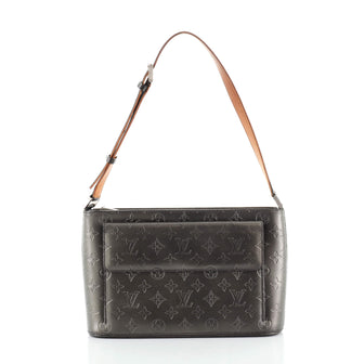 Louis Vuitton Mat Allston Handbag Monogram Vernis