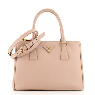 Prada Galleria Double Zip Tote Saffiano Leather Medium
