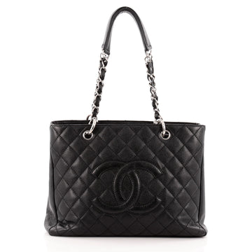 Chanel Grand Shopping Tote Quilted Caviar