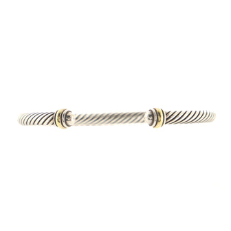 David Yurman Cable Classic Bracelet Sterling Silver and 18K Yellow Gold 4mm