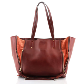 Chloe Milo Shopping Tote Leather Medium