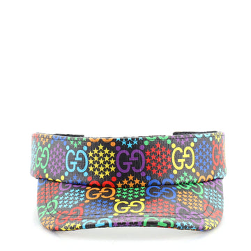 Gucci Sun Visor Psychedelic Print GG Coated Canvas