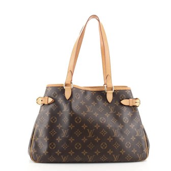 Louis Vuitton Batignolles Handbag Monogram Canvas Horizontal