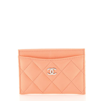 Chanel Classic Card Holder Quilted Caviar