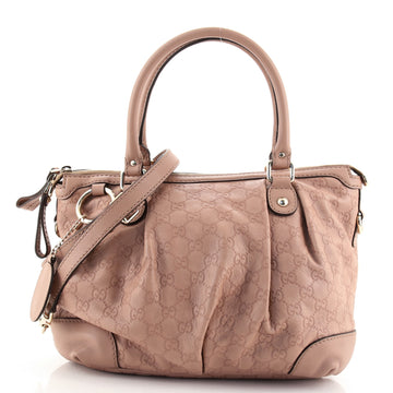 Gucci Sukey Top Handle Satchel Guccissima Leather Medium