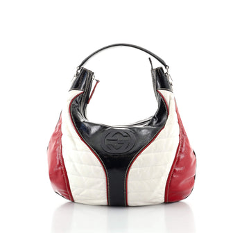 Gucci Snow Glam Hobo Patent Medium