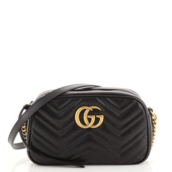 Gucci GG Marmont Shoulder Bag Matelasse Leather Small