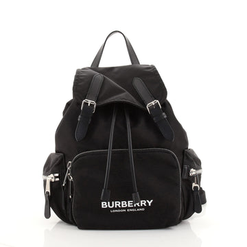 Burberry Rucksack Backpack Nylon with Leather Medium