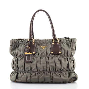 Prada Gaufre Shopping Tote Tessuto Large