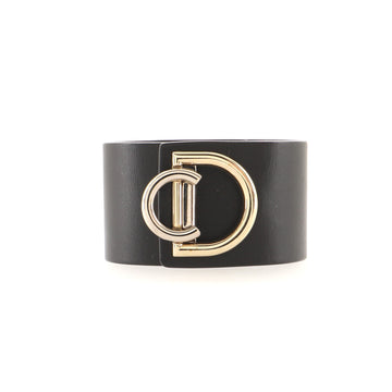 Christian Dior CD Flip Lock Bracelet Leather