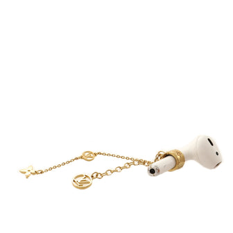 Louis Vuitton Nanogram Earrings Gold Brass