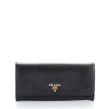 Prada Continental Wallet Saffiano Leather Long
